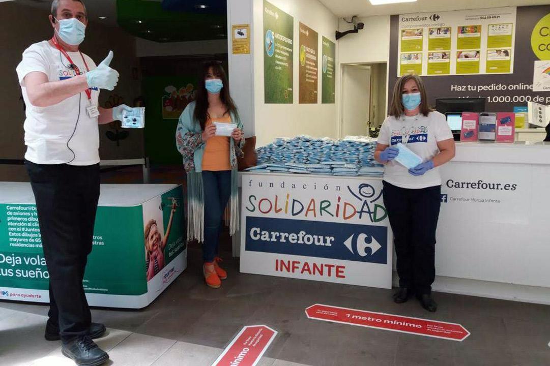 SolidaridadCOVID19 MascarillasCarrefour 1