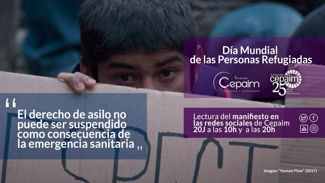 web 2020 Manifiesto Dia de las Personas Refugiadas