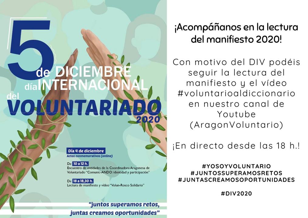 web Acompananos en la lectura del manifiesto 2020 1