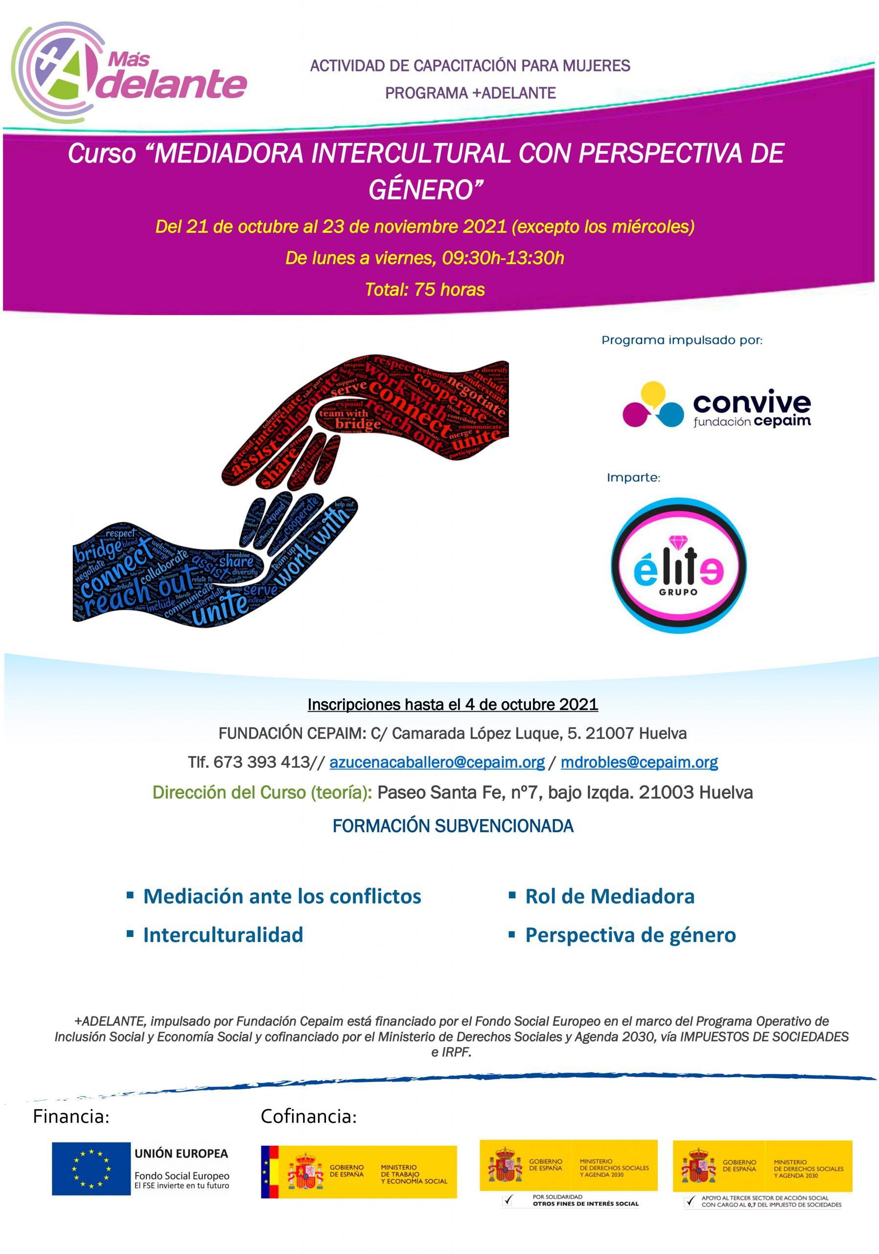 Huelva MasAdelante Mediacion octubre2021