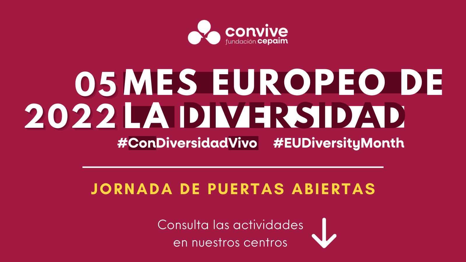 Cabecera Mes europeo de la diversidad  Puertas abiertas