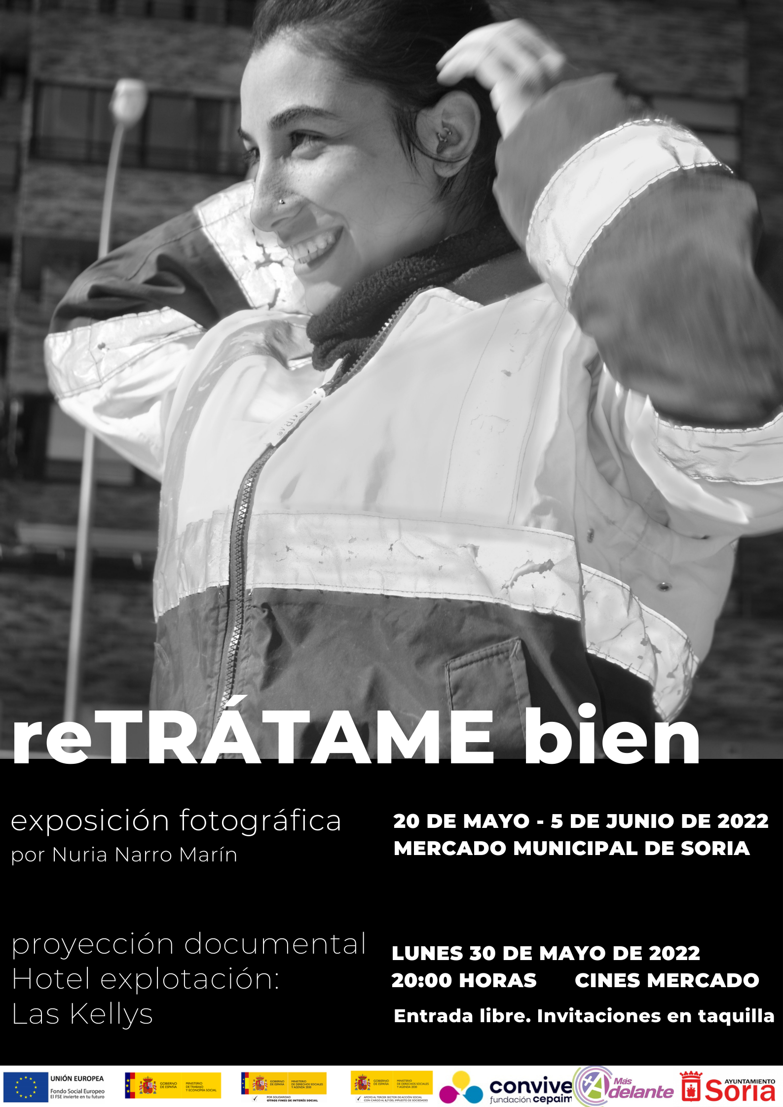 Cartel reTRÁTAME bien