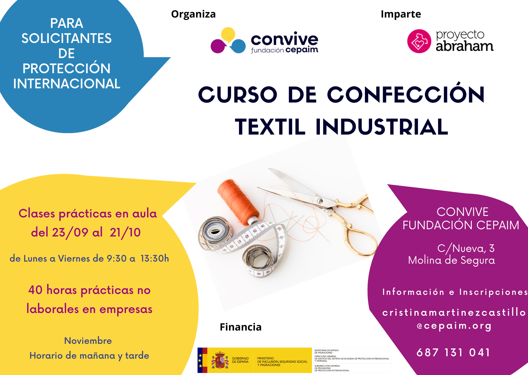 Cartel Formación Subcontratada Molina 2022
