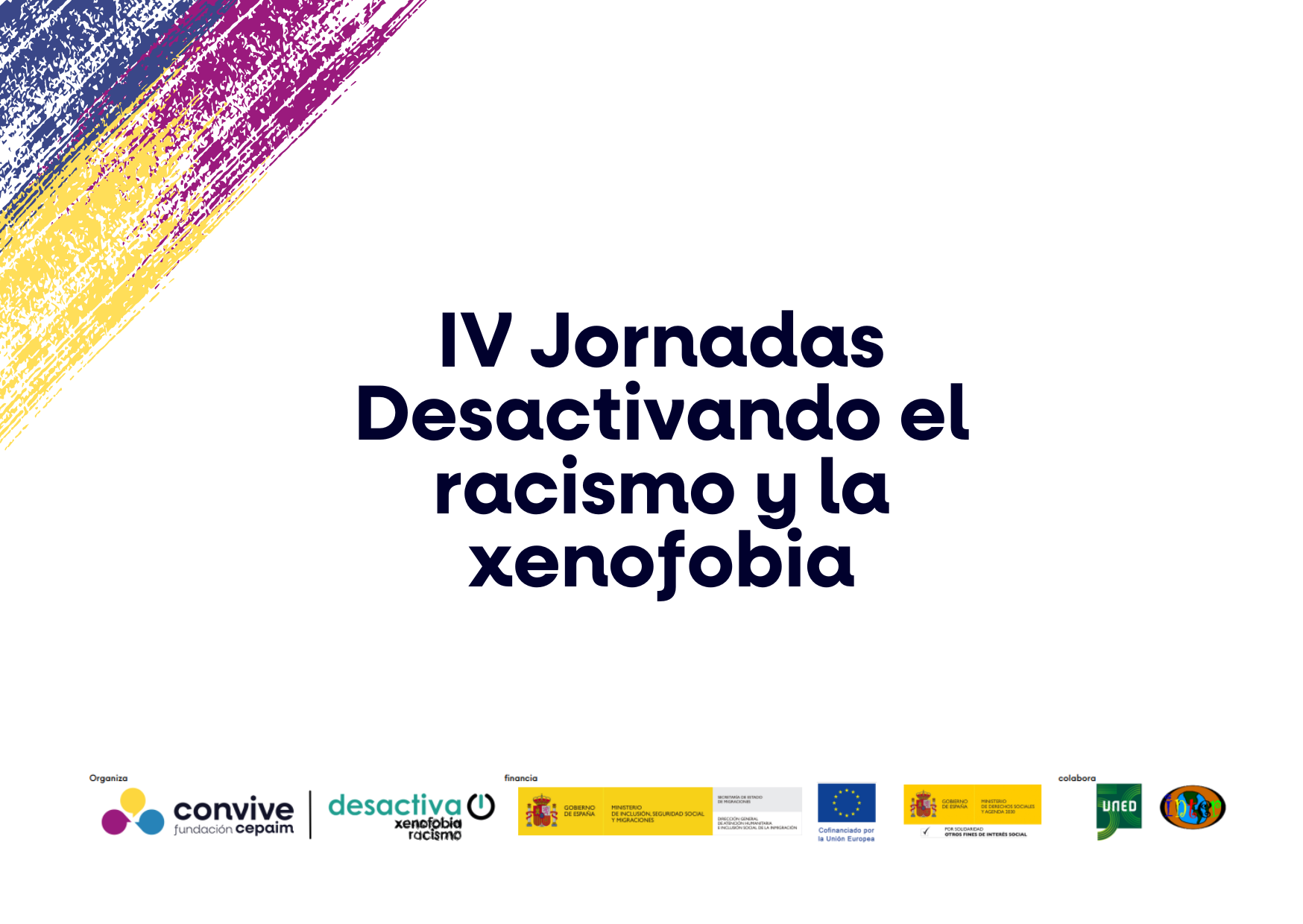 IV Jornadas Desactivando el racismo y la xenofobia