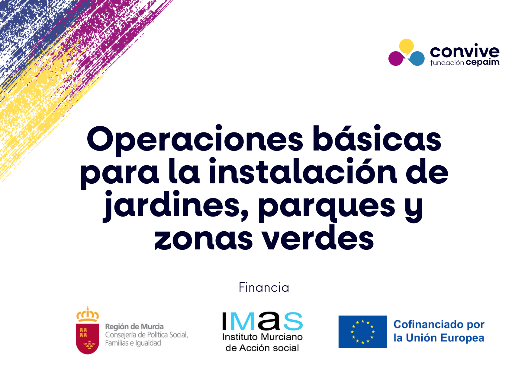 operaciones basicas para la instalacion de jardines