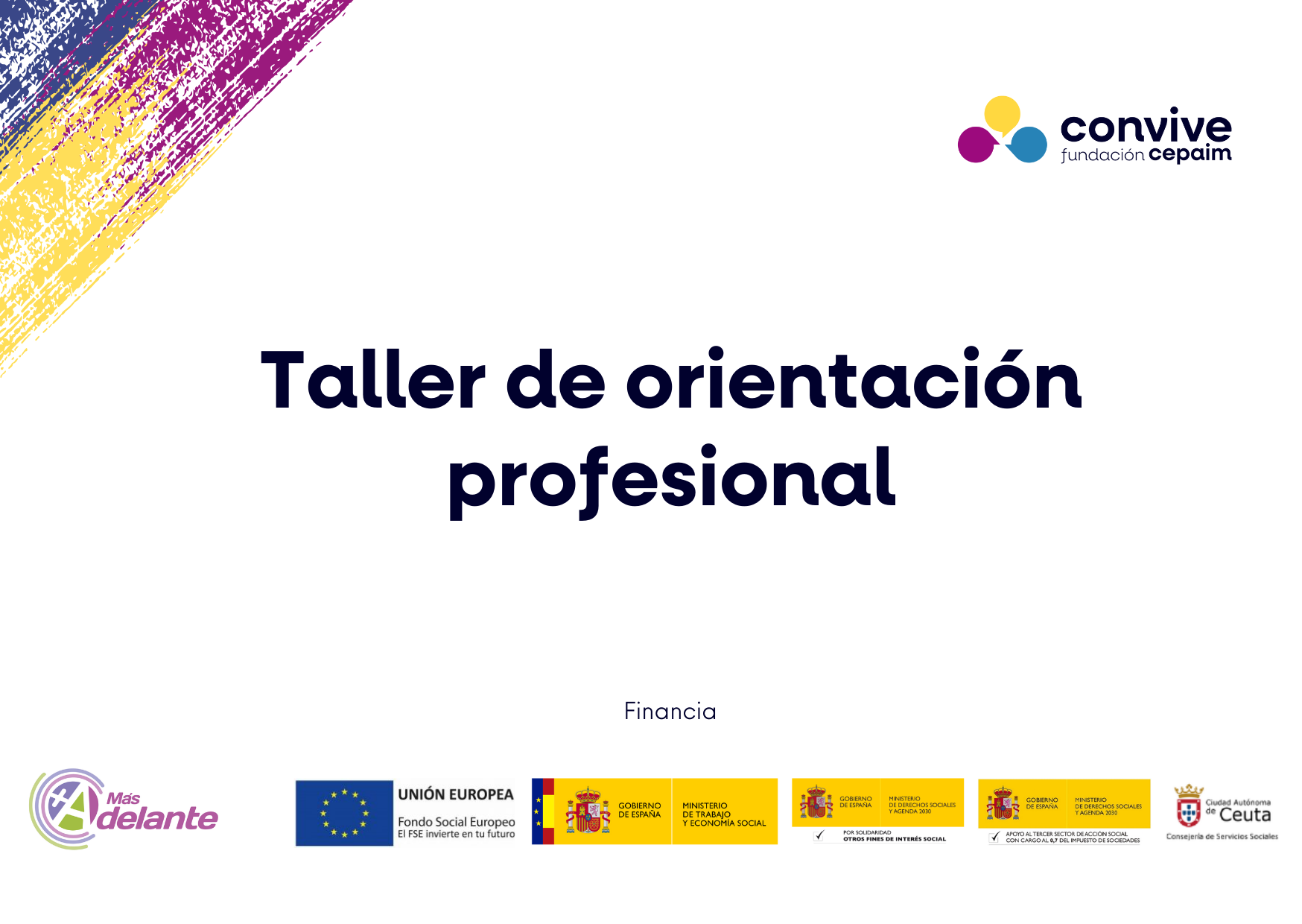 mas adelante taller orientacion profesional