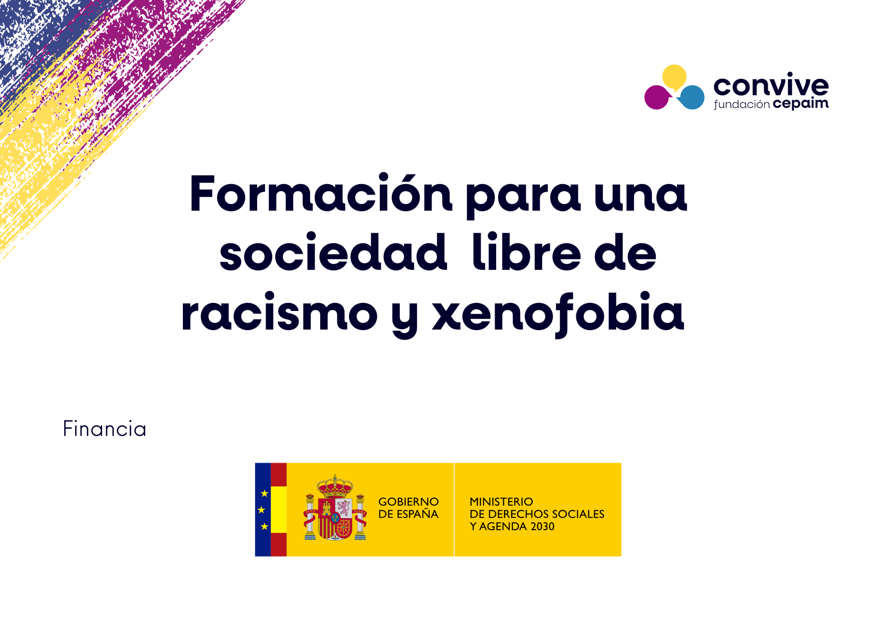 Plantilla WEB con formaciones y eventos