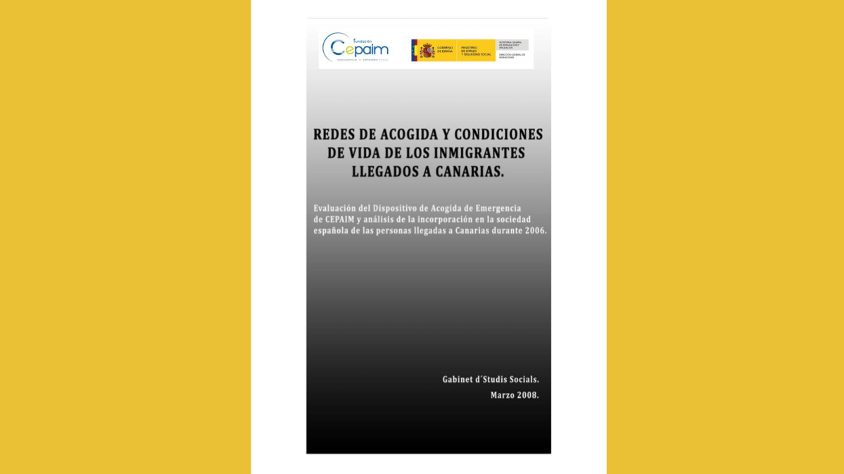 Redes de Acogida y Condiciones de Vida de los inmigrantes llegados a Canarias