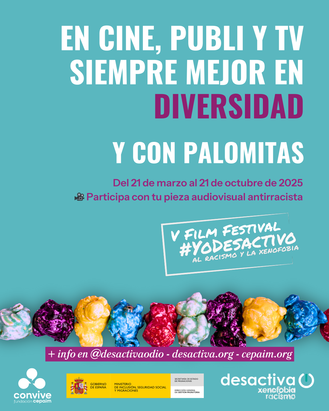 Cartel V film festival #YoDesactivo