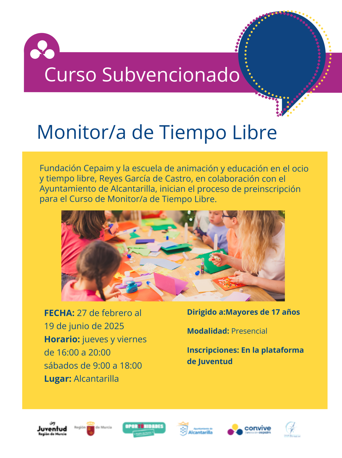 Monitor de Tiempo Libre Alcantarilla