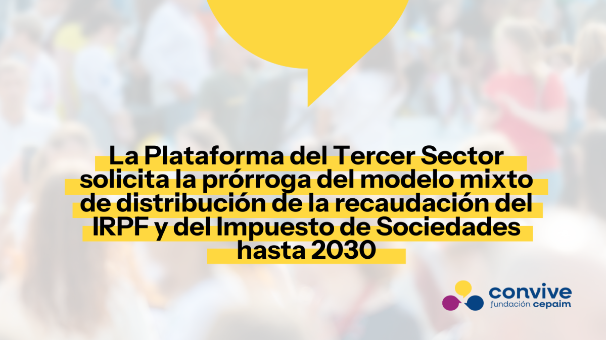 Plataforma del Tercer Sector reivindica