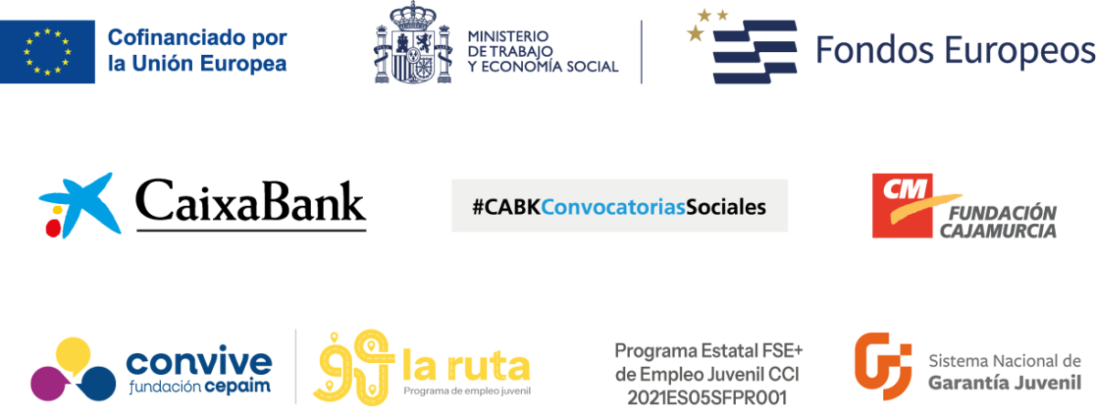 Faldón. Cartagena. La Ruta. Cajamurcia y Caixabank
