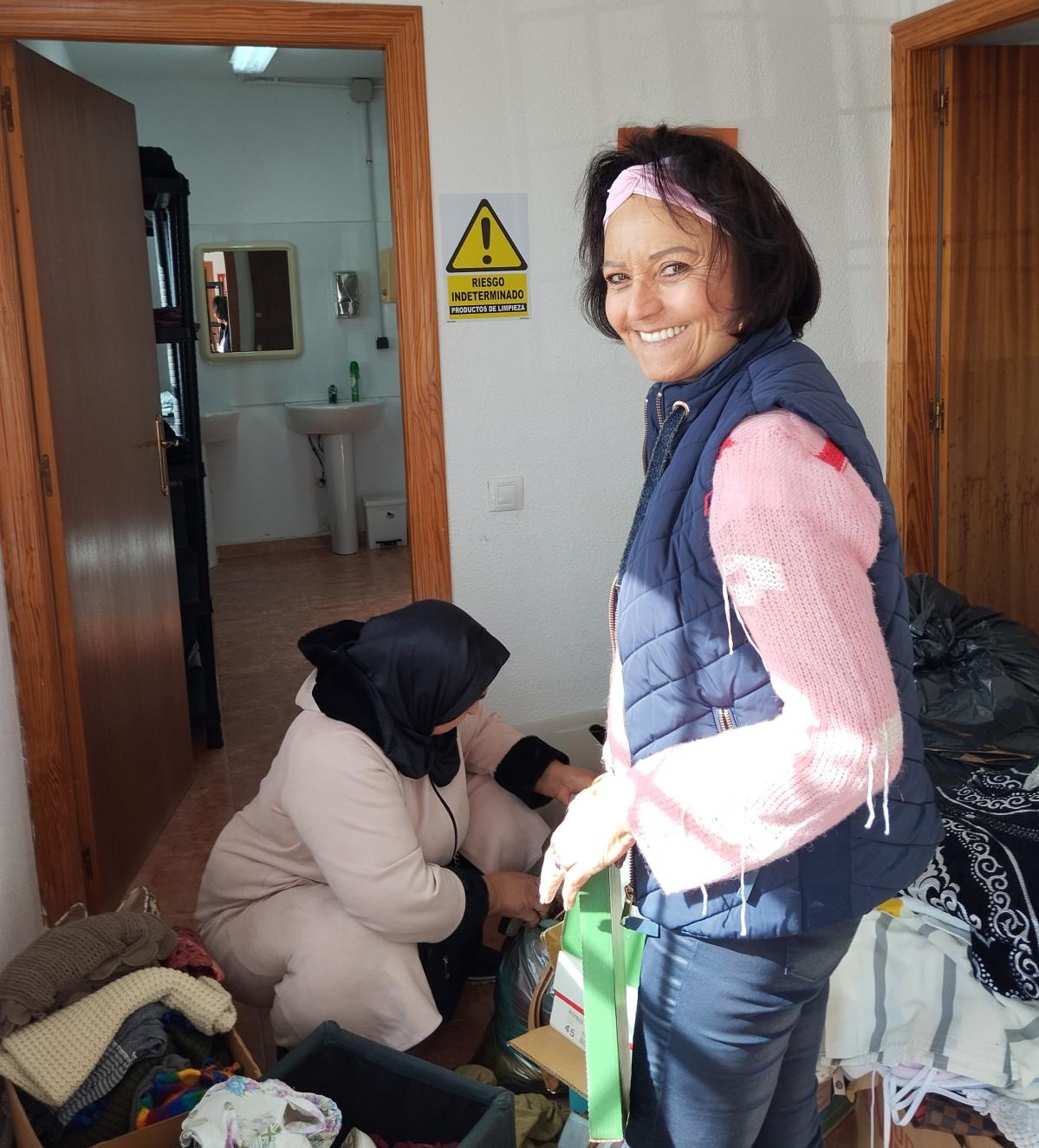Michelle, voluntaria en Níjar