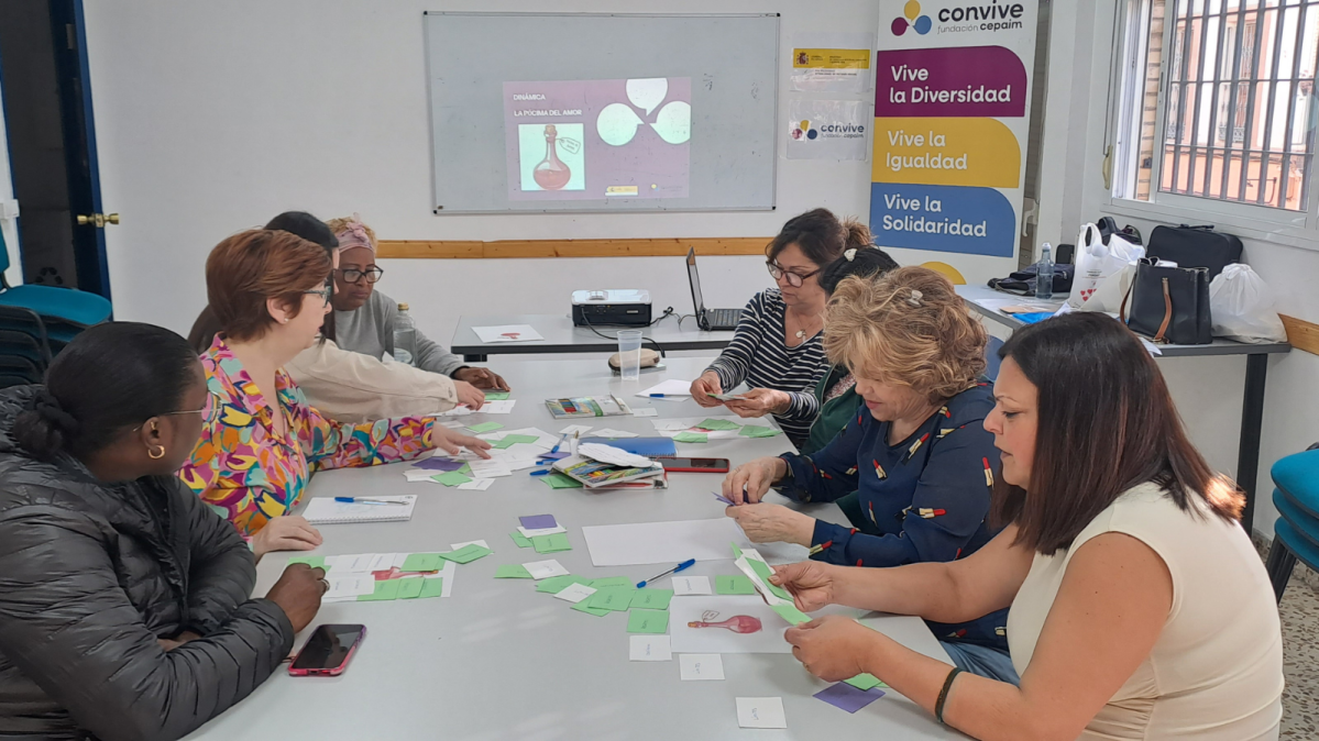 Mujeres Taller Bienestar Emocional del programa Salir Adelante
