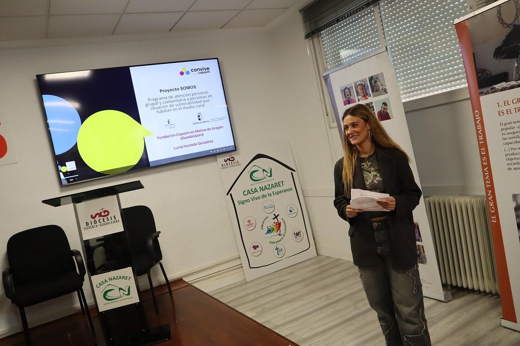 Técnica de Somos en Molina de Aragón presenta el proyecto