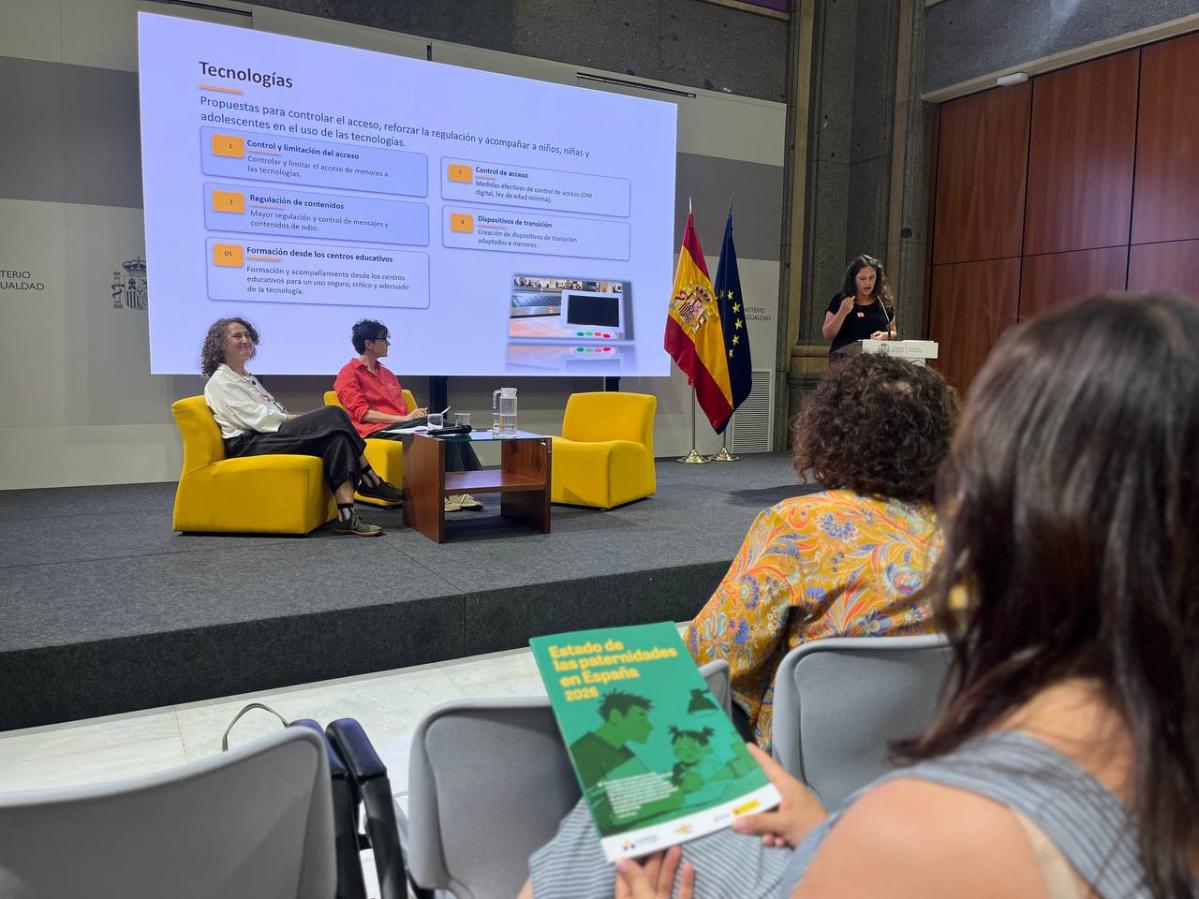 público y presentación de estudio sobre cuidados y paternidades