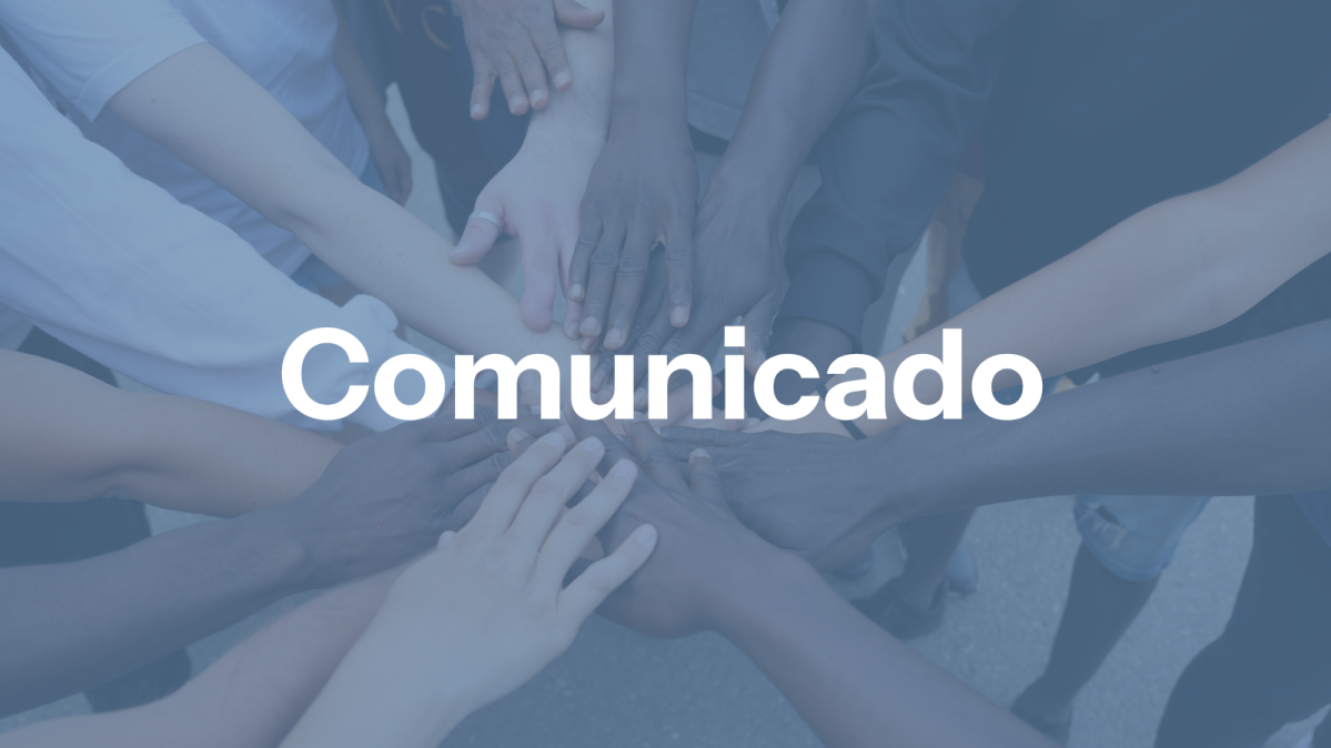 Comunicado cartela manos unidas