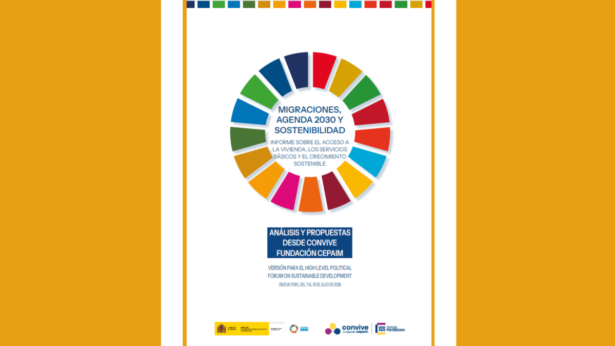 porta del informe de Migraciones, Agenda 2030 y Sostenibilidad