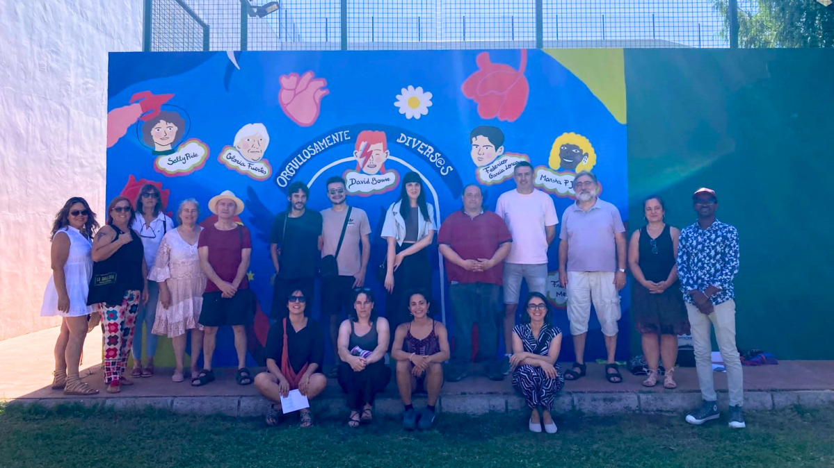 Mural Orgullosamente diversas