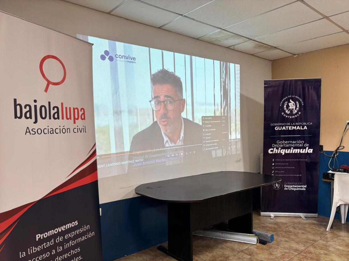 Cepaim promueve transparencia en Gautemala Intervención Juan Antonio Martínez Mateo