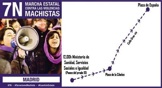 marcha 7N violencia machista madrid