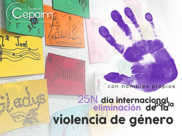 25N dia internacional eliminacion contra la mujer cepaim