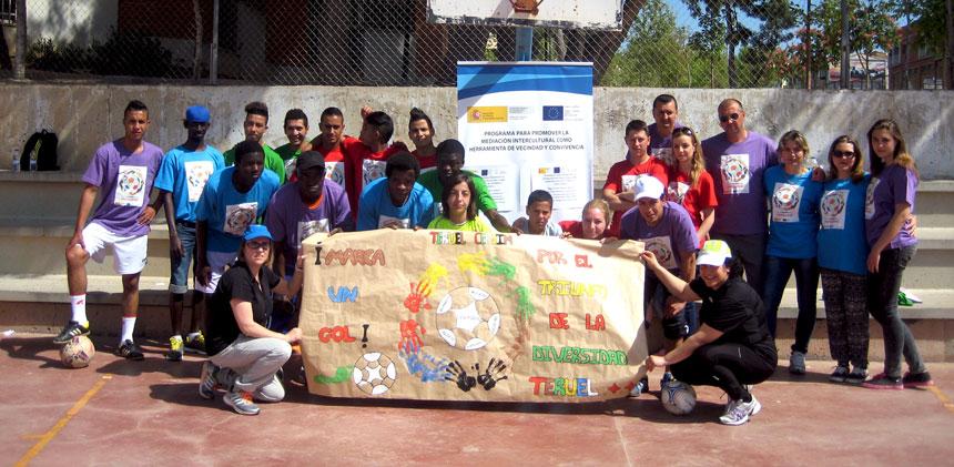 Teruel Torneo Futbol Intercultural Goles por la diversidad