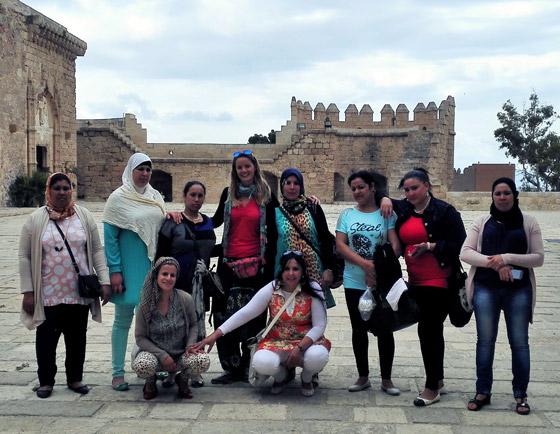 Visita a la Alcazaba de Almeria   Acogida Nijar Cepaim 2