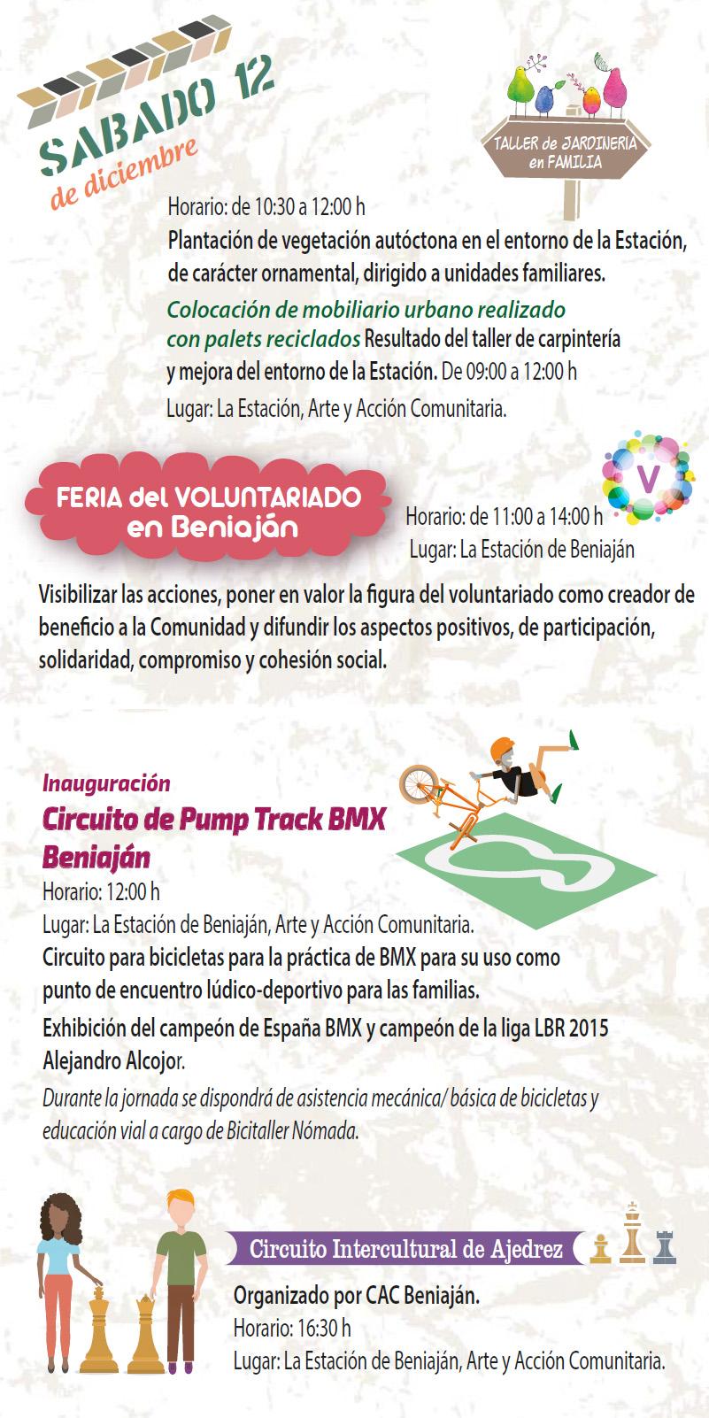 jornada voluntariado mejora del entorno bmx la estacion beniajan cepaim murcia