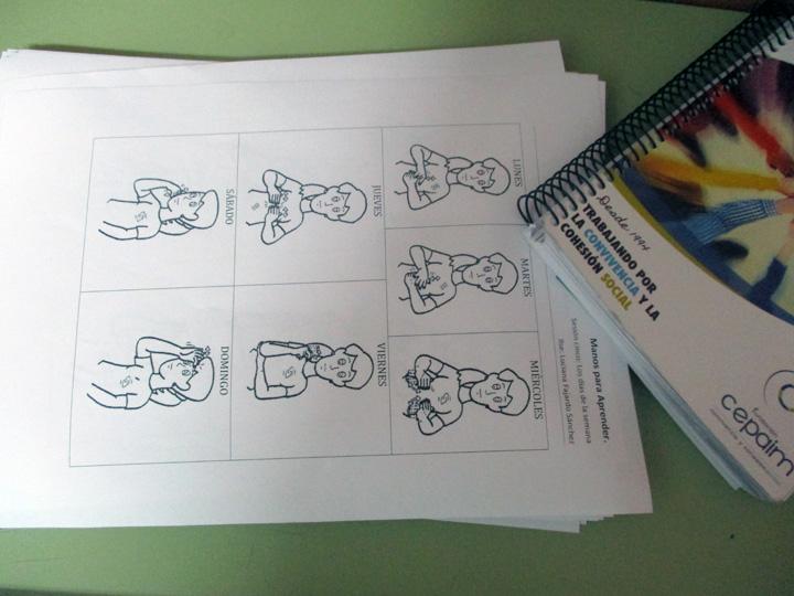 Aprendiendo lengua de signos en CaixaProinfancia Cepaim Murcia 3