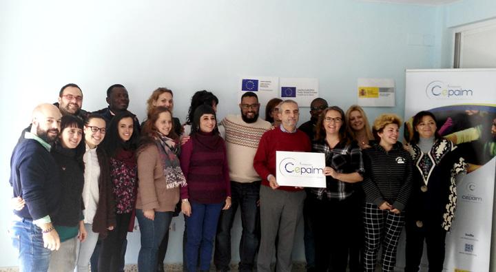 Visita delegado bienestar social empleo Cepaim Sevilla