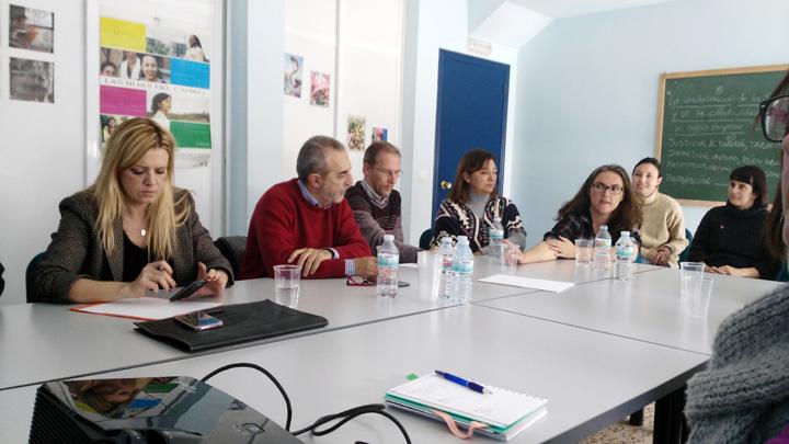 Visita delegado bienestar social empleo Cepaim Sevilla 2