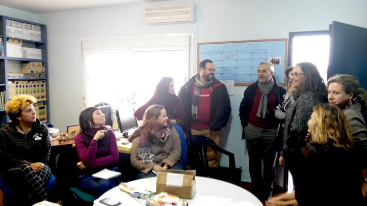 Visita delegado bienestar social empleo Cepaim Sevilla 3