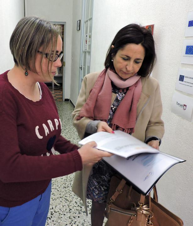 visita directora general igualdad y familia G Aragon cepaim Teruel