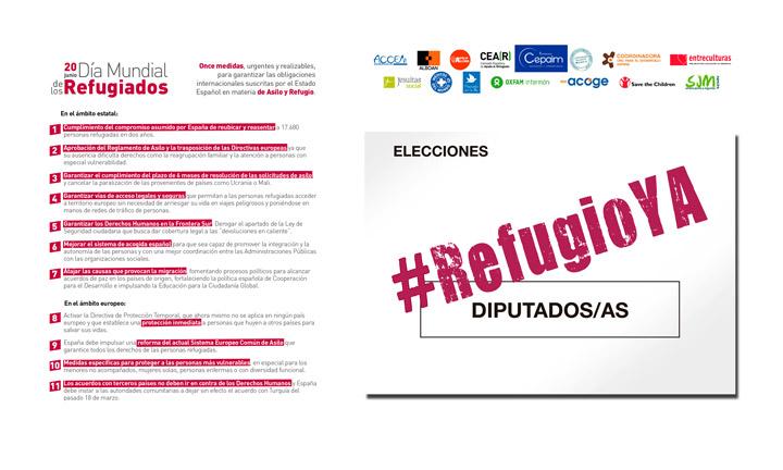 SOBRE DIPUTADOS #RefugioYA evento 20J 26J