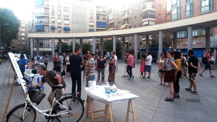 refugiArte Cepaim Murcia Acto Plaza Merced