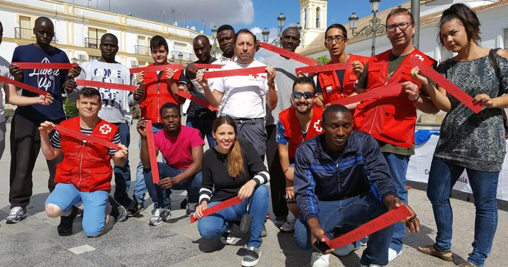sensibilizar Cartaya Cepaim con Cruz Roja