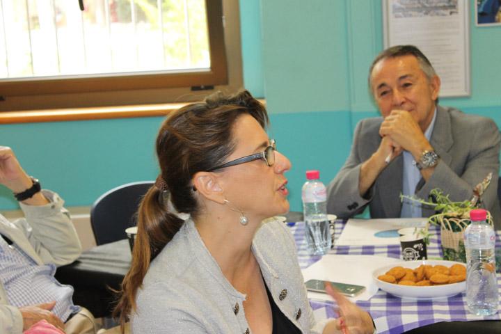 Desayuno por la igualdad Empresas Adelante Cepaim Zaragoza Myriam