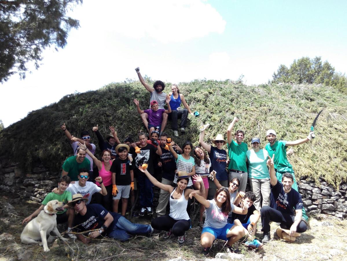Conservación del Patrimonio Natural del Alto Tajo a cargo de Asociación Micorriza y la cohesión social a través del voluntariado corporativo entre voluntarios de Telefónica y adolescentes de Cepaim Murcia.