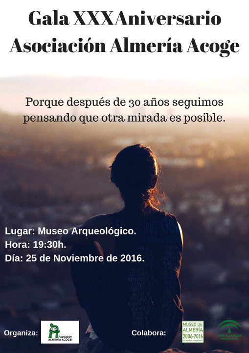 cartel 30 aniversario almeria acoge patrono cepaim