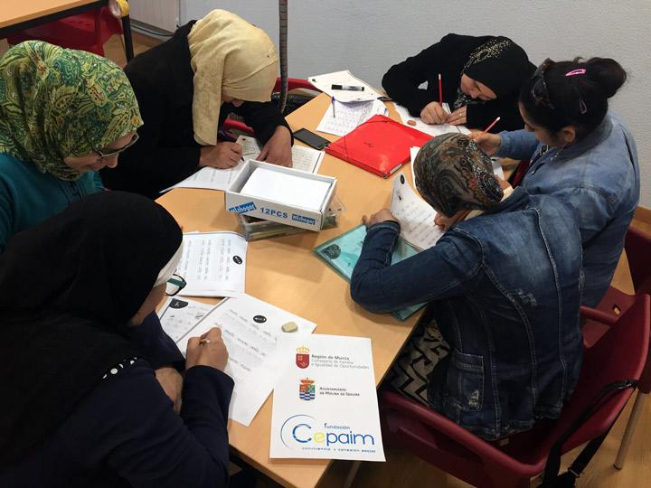 Clases de castellano Fundacion Cepaim Alguazas Molina