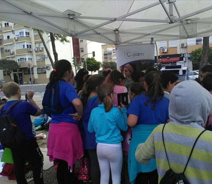 Carpa fundación Cepaim Sevilla Jornada21M