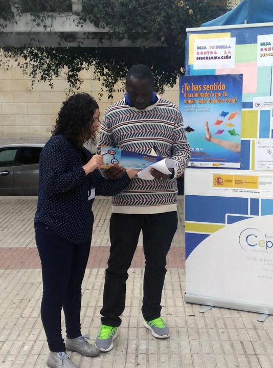actividad 21M Fundación Cepaim en Lepe