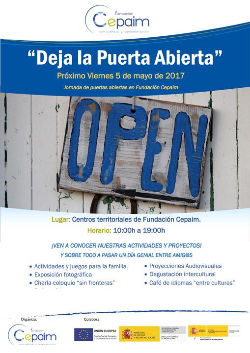 Cartel web Jornada de Puertas Abiertas 2017