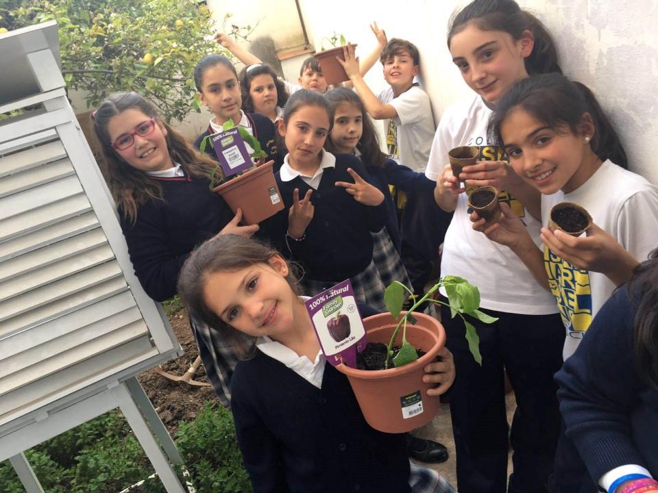 Huerto CaixaProinfancia en Valencia