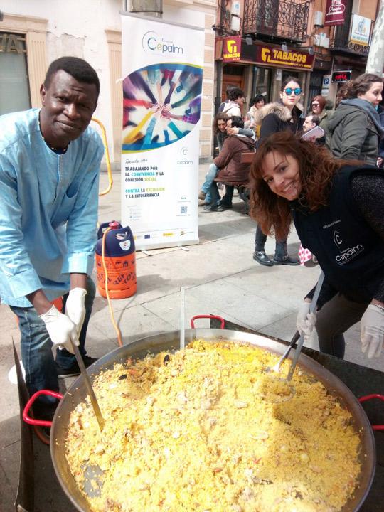 Paella Solidaria Fundación Cepaim en Soria
