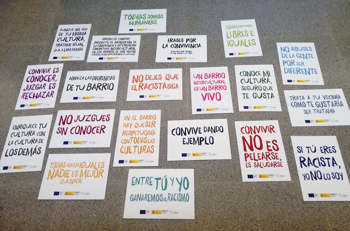 Frases exposición Fundacion Cepaim Cartagena CONVIVE