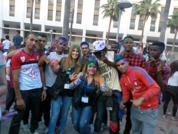 Fundacion Cepaim en El Ejido fiesta holi acogidaH y asentamientos