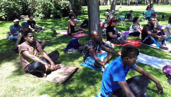 Fundacion Cepaim en Valencia taller yoga
