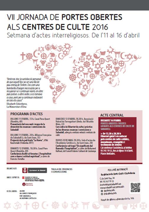 Cartel VII Jornada Puertas Abiertas Sabadell